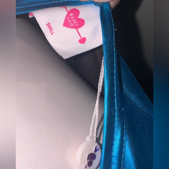 Buddy Love “Cyrus” Metallic Ruched Mini Dress - Picture 3 of 3